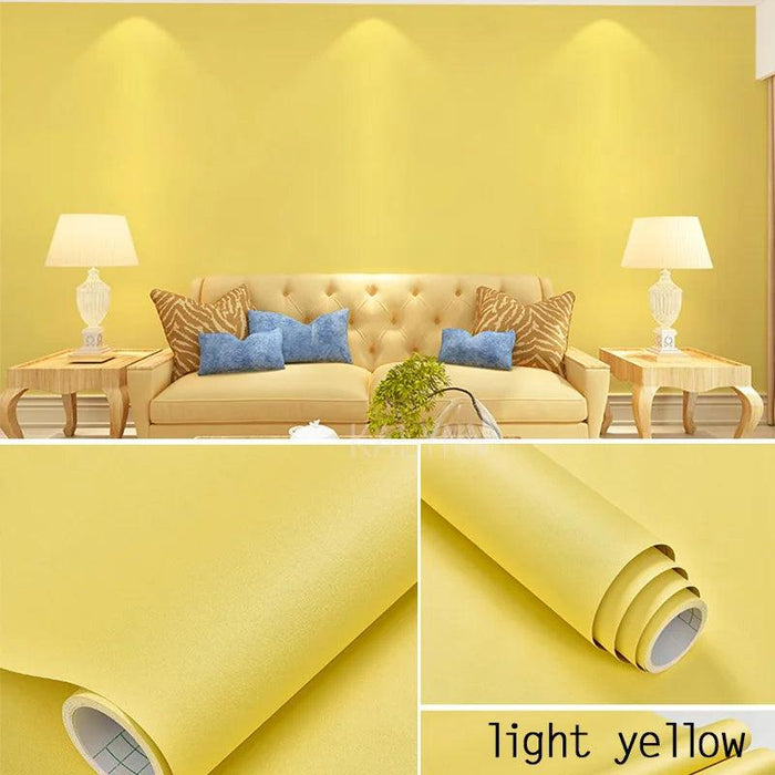 Waterproof Vinyl Self-Adhesive Wallpaper Roll - Customizable Peel and Stick Contact Paper