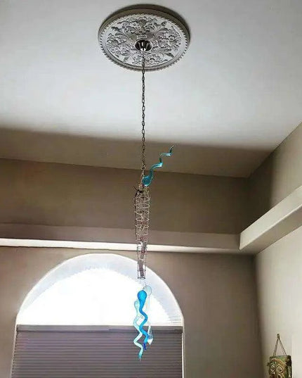 Luxurious Customizable LED Glass Chandelier for Sophisticated Interiors