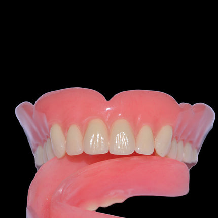 Comfort Fit Silicone Denture Kit — Full Set Upper & Lower Teeth, Realistic Smile Veneers