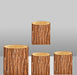 Customizable Wood Bark Elastic Fabric Cylinder Covers for Stunning Dessert Table Decor