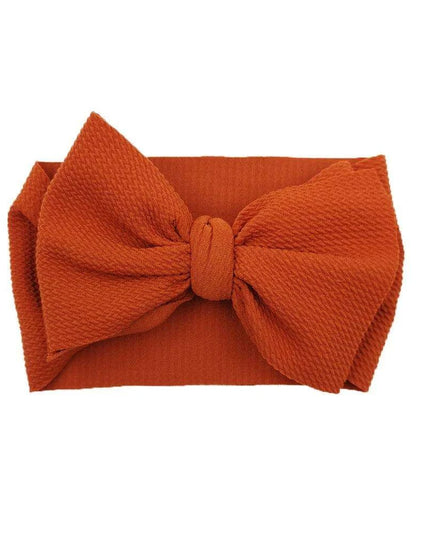 Chic Oversized Bow Turban Headband for Fashion-Forward Baby Girls