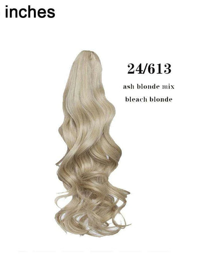 Effortless Glamour Long Wavy Clip-In Ponytail Extension for Instant Transformation