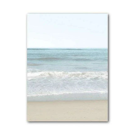 Tranquil Coastal Retreat Canvas Art Collection for Calming Home and Office Environments