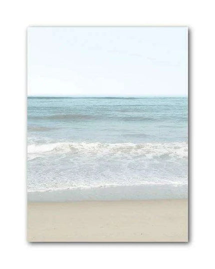Tranquil Coastal Retreat Canvas Art Collection for Calming Home and Office Environments