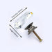 Luxurious Diamond-Shaped Glass Knobs with Elegant Gold Accents for Home Decor Upgrade