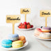 Rustic Wooden Sign Cake Toppers - Pack of 10