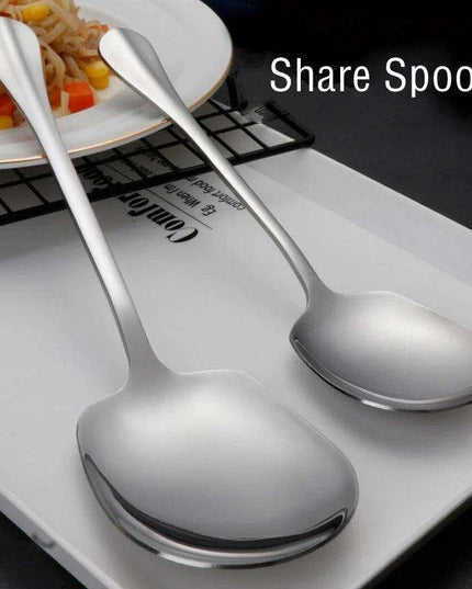 Elegant Stainless Steel Serving Spoon for Refined Culinary Display