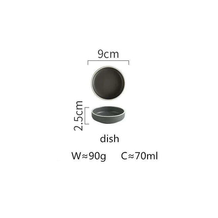 Elegant Customizable Gray Matte Ceramic Dining Collection for Memorable Gatherings