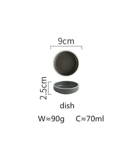 Elegant Customizable Gray Matte Ceramic Dining Collection for Memorable Gatherings