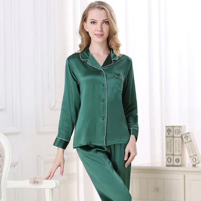 Silken Dreams: Premium Women's Pajama Set for Ultimate Comfort
