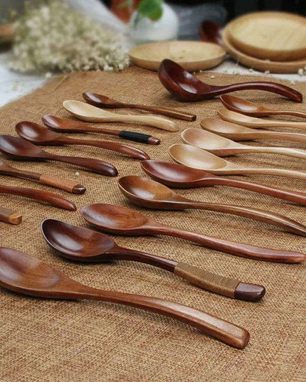 Eco-Friendly Bamboo Spoon for Kids - Perfect Kitchen Utensil for Soups, Rice, and Treats