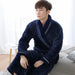 Men's XXXL Quilted Flannel Kimono Robe - Cozy Winter Luxe Edition