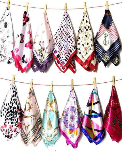 Elegant Satin Head Scarf: Versatile Wrap for Modern Women