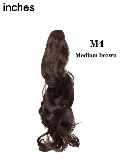 Effortless Glamour Long Wavy Clip-In Ponytail Extension for Instant Transformation