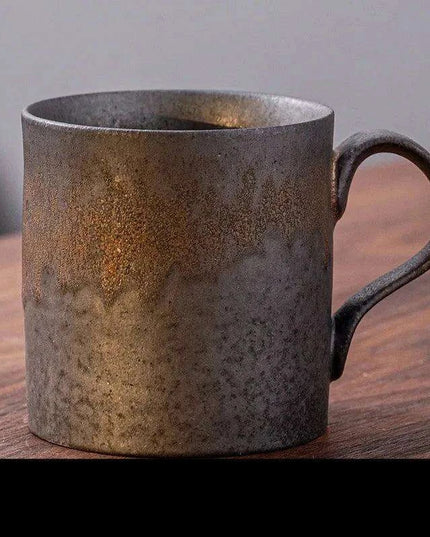 Rustic Japanese Artisan Ceramic Coffee Mug