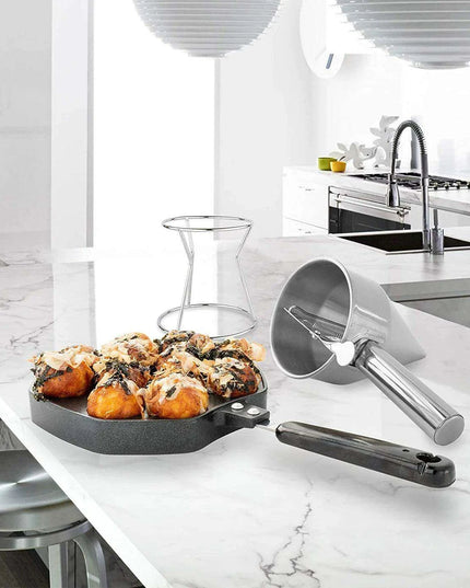 Precision Pour Stainless Steel Batter Dispenser for Effortless Cooking