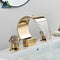 Bright Golden Waterfall Basin Faucet Dual Cristal Handle Widespread Bathroom Sink Mixer Tap Deck Mounted Bathtub Mixers Crane bright-golden-waterfall-basin-faucet-dual-cristal-handle-widespread-bathroom-sink-mixer-tap-deck-mounted-bathtub-mixers-crane