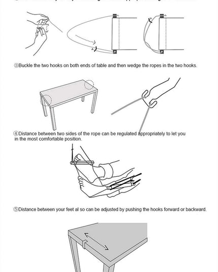 Adjustable Foot Hammock for Ultimate Comfort and Relaxation