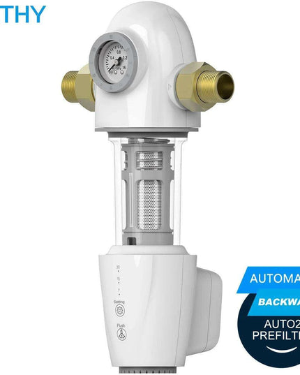 Whole House Automatic Self-Cleaning Water Filtration System with 40-Micron Stainless Steel Filter