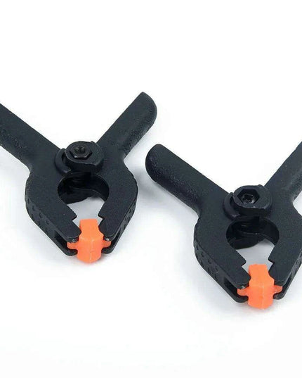Durable 6-Piece Plastic Spring Clamp Set for Woodworking and DIY Tasks