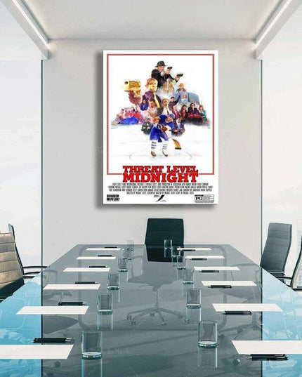 Threat Level Midnight: A Humorous Tribute to The Office Art Print