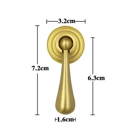 Vintage Brass Furniture Handles — Small Cabinet Knobs & Drawer Pulls in Bronze & Copper