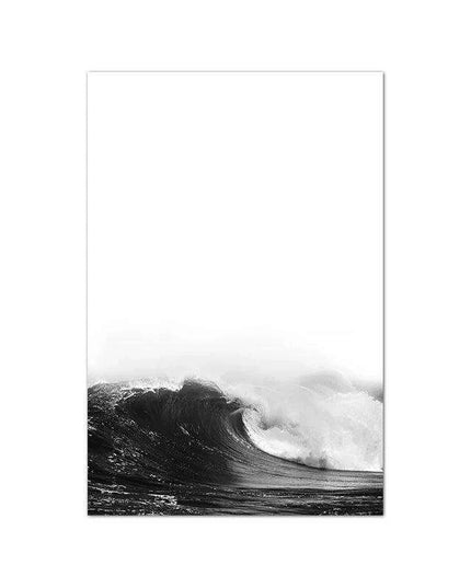 Tranquil Beachfront Paradise Canvas Art Print