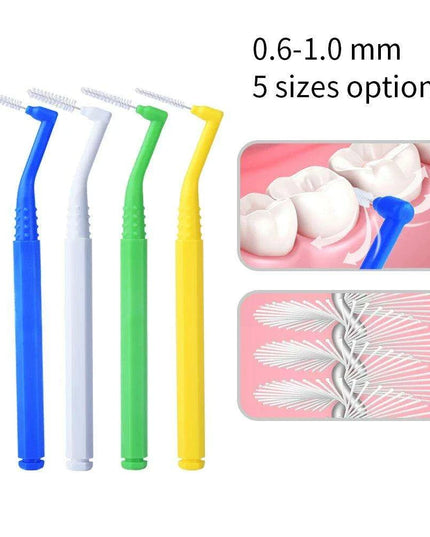 Pack Interdental Brushes for Adults - Flossing Tool for Dental Care and Orthodontics (0.6-1.0 mm)