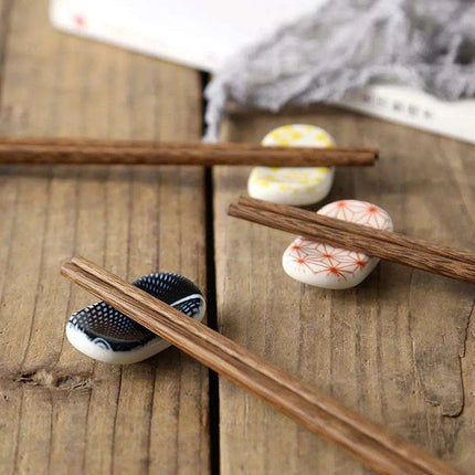 Elegant Square Ceramic Chopstick Holder - 1pc for Stylish Dining Experience