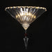 Elegant Crystal Wall Light with Reflective Accent - A Chic Addition for Any Space