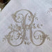 Personalized Regal Crown Linen Napkins - Elegant Wedding Table Decor Set