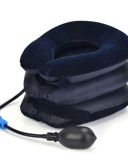 Neck Pain Relief Traction System with Four-Layer Posture Support