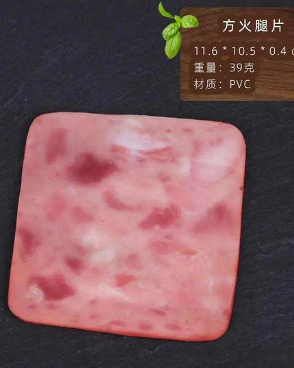 Lifelike Meat Replica Props for Photography and Home Decor - Realistic Steak, Pork, and Bacon Models