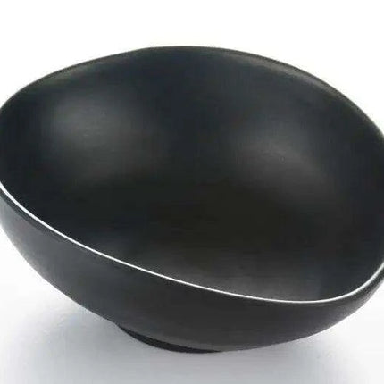 30-Piece Elegant Black Frosted Melamine Ramen Bowl Set - Essential for Gourmet Dining and Korean Cuisine