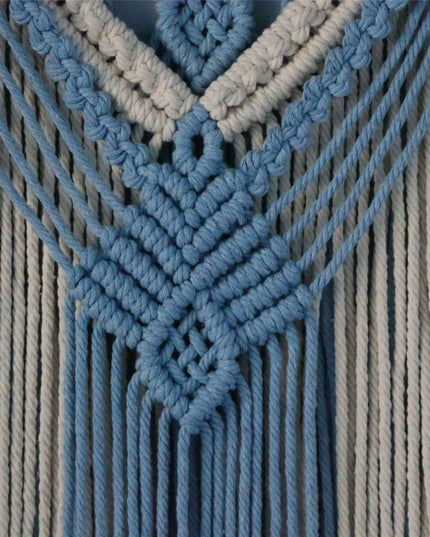 Vibrant Bohemian Dreamcatcher Wall Art with Intricate Macrame Detailing