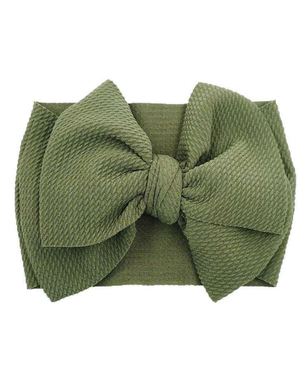 Chic Oversized Bow Turban Headband for Fashion-Forward Baby Girls