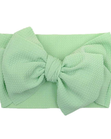 Chic Oversized Bow Turban Headband for Fashion-Forward Baby Girls