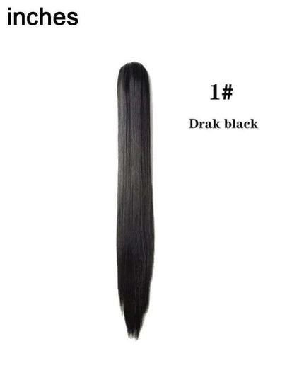 Effortless Glamour Long Wavy Clip-In Ponytail Extension for Instant Transformation