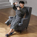 Men's Elegant Plaid Kimono Robe - Superior Cotton Lounge Wear for Chilly Seasons