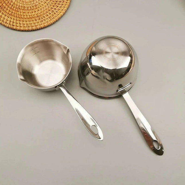 Professional Grade Stainless Steel Measuring Set with Ladle and Dual Capacity Scales - Transform Your Cooking Journey