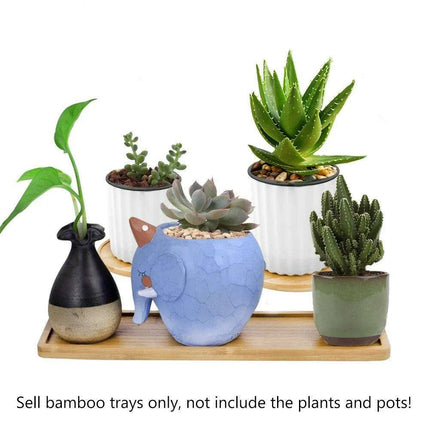 Bamboo Elegance: Rustic Multi-Functional Tray for Home Decor