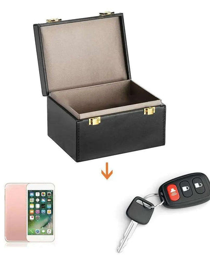 Stylish RFID Shielding Car Key Signal Blocker Storage Box
