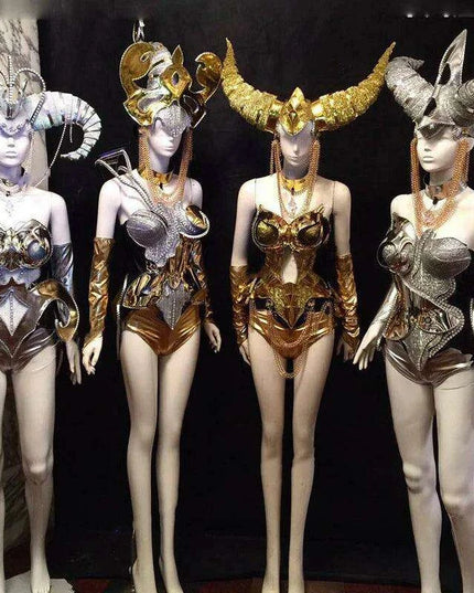 Zodiac-Themed Women's Cosmic Battle Attire