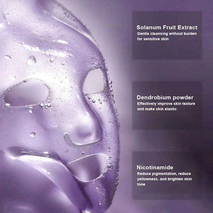 Glow-Enhancing Eggplant & Green Tea Face Mask Stick