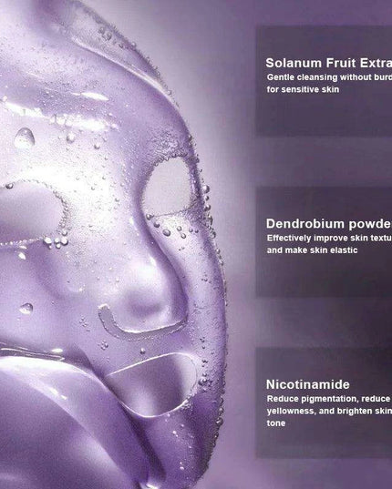 Glow-Enhancing Eggplant & Green Tea Face Mask Stick