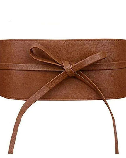 Chic Bohemian Bowknot Wrap Belt - Stylish Waist Cincher for Women