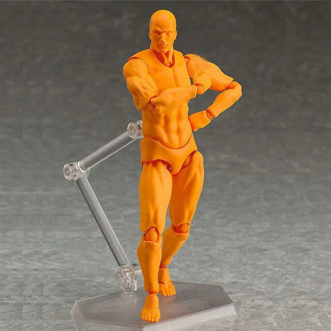 Dynamic Poseable Artist Mannequin Set for Creative Expression