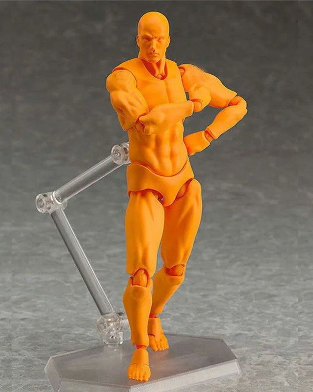 Dynamic Poseable Artist Mannequin Set for Creative Expression