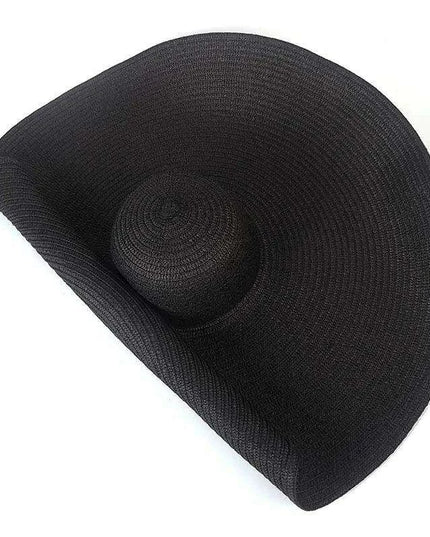 Extra-Wide 25cm Brim Floppy Straw Sun Hat for Women - UV Protection, Travel-Friendly Summer Essential - Wholesale Options Available