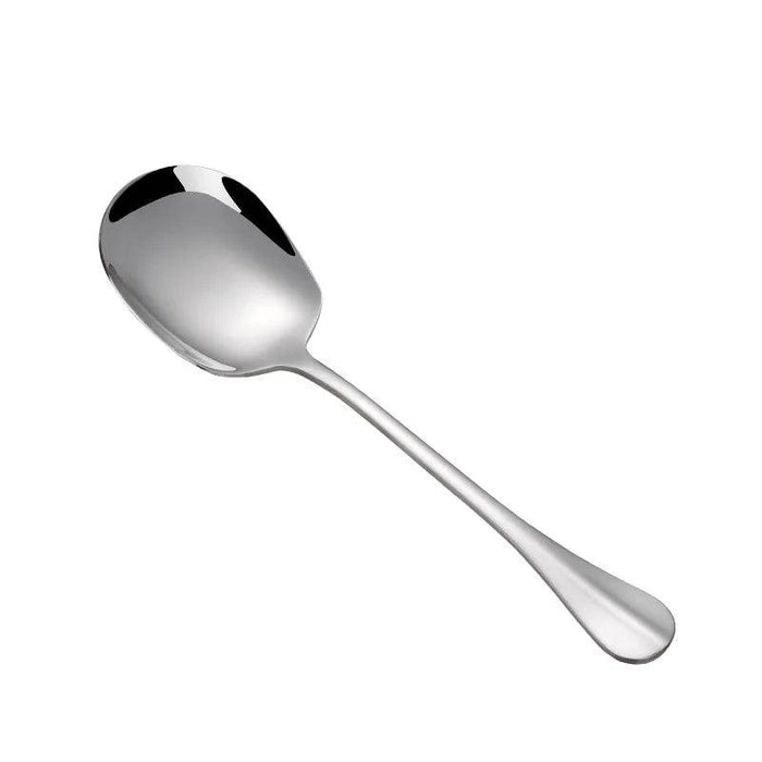 Elegant Stainless Steel Serving Spoon for Refined Culinary Display